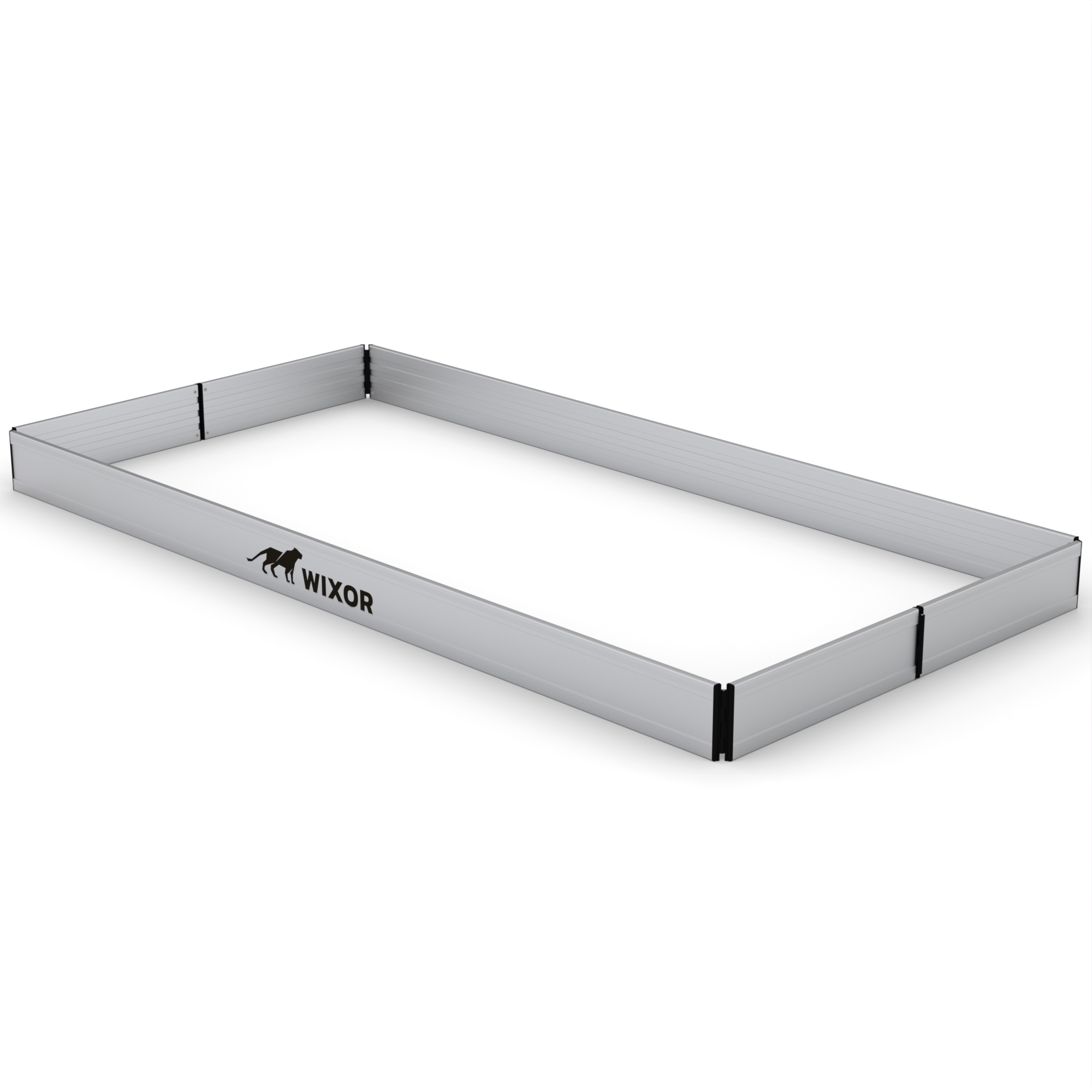 Kantenplankenset Aluminium | 190x135cm