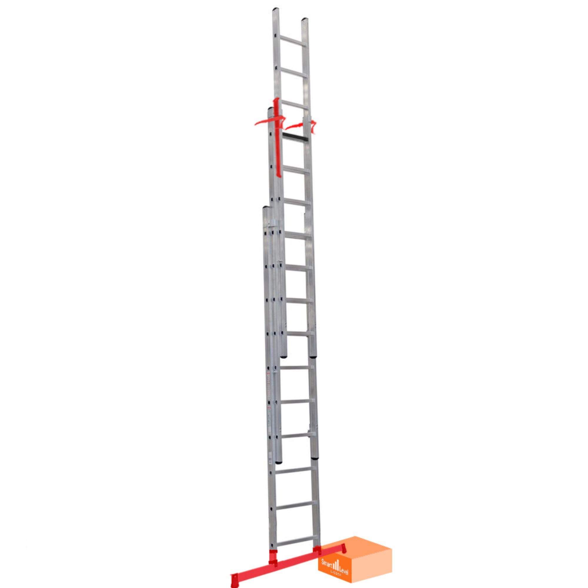 3-delige ladders met Smart Level en TopSafe