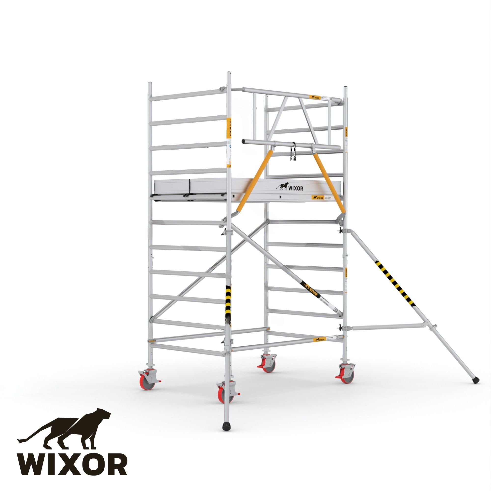 Wixor rolsteiger met schoren in de afmeting 135cm